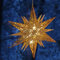 Weihnachtsstern Weihnachtsbeleuchtung Fensterdekoration Holz warm-weiß 6 LED