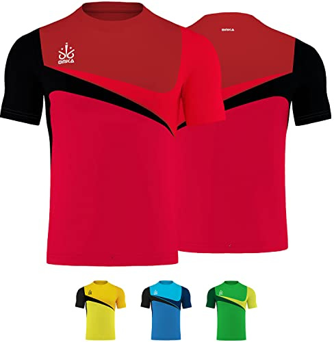 OMKA Team Sportshirt - Premium Rundhals Fußballtrikot, Fanartikel & Teamwear, Bequemes Sporttrikot für Fußballfans