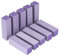 Fliyeong - 10 limas pulidoras para manicura y arte de uñas, color morado, creativas y útiles