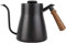 POFET Bollitore Collo di Cigno con Termometro in Acciaio Inossidabile, Bollitore per Caffè e Tè, Gooseneck Kettle per Piani di Cottura a Gas e a Induzione, 850 ml
