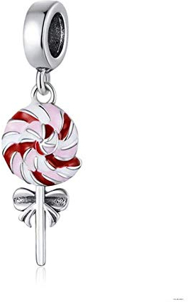 Charme,Charms Et Perles Fit Europe Bracelet Argent 925 Jaune Émail Crème Glacée Chocolat Sucette Charmes S925 Tasse À Thé Gâteau Perles Bricolage Bijoux-Sucette