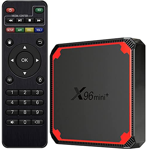 TV Box Android, TV BoxX96 Mini Pro Lettore multimediale 4K Trasmissione continua Android 9.0/Box TV con Amlogic S905W Quad-Core Chipset,2GB/16GB,H.265 Dual-WiFi