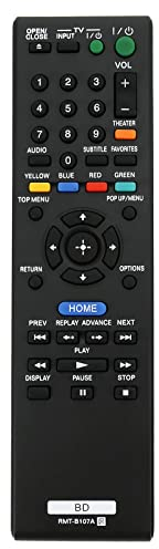 RMT-B107A Replacement Remote Control Fit for Sony Blu-ray Disc DVD Player BDP-S370 BDP-S373 BDP-S470 BDP-S570