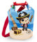 PERLETTI Kinder Dry Bag 5L Wasserdicht - Wasserabweisende Badetasche für Kleine Jungen - Licht Blau Trockenbeutel Packsack Rucksack für Schwimmen Strand See Kindergarten Sport - 25x18x18 cm (Pirat)