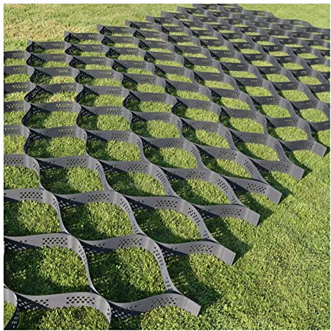 Kiesgitter Kiesmatten Kieswaben Durchlässige Pflasterklinker Für Kies, Gras/Erde, Parkbelag-Erosionsschutz-Untergrund-Hochleistungs-Bodenzellpflastersystem, Kiesstabilisierung