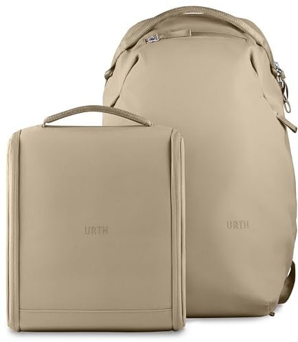 Urth Norite 24L Modular Camera Backpack – for DSLR, Lens, 15/16” Laptop, Weatherproof + Recycled (Beige)