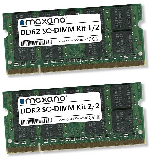 Maxano Memorycity - Kit RAM da 8 GB (2 x 4 GB) compatibile con Asus K K70IC DDR2 800 MHz SO-DIMM
