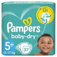 Pampers Baby Dry Windeln, Größe 5+, 37 Stück