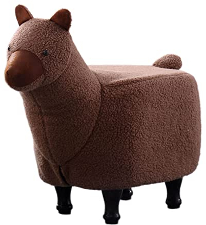 Tier Fußhocker Sofa Hocker Alpaka Fußhocker Tier Schuh Wickelhocker Sofa Fußstütze Wohnzimmer Aufbewahrungshocker Fußhocker