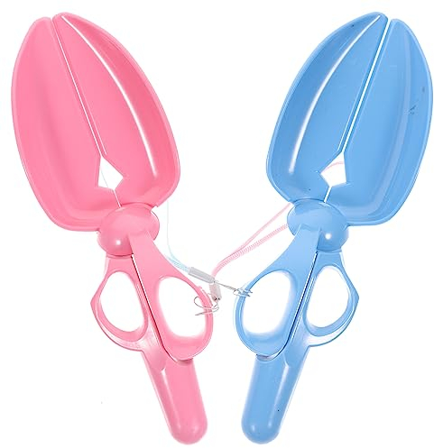 TEHAUX Paletta Cane Portatile, Pinza per Deiezioni Animali Domestici, Strumento Igienico per Pulizia Esterna, Materiale Plastico Leggero, Adatto a Casa, Cortile E Parco, Colore Casuale