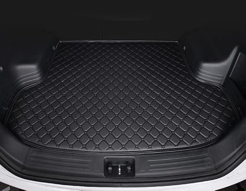ELOKO Auto Leder Kofferraummatten für BMW 4er G26 Gran Coupe 4er 2.Gen/i4 2021-2023, Cargo Teppich Kratzfest rutschfest Kofferraum Schutzmatten Zubehör,Black
