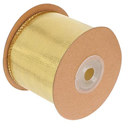 Abaodam Decoración De Flores Doradas Cinta Para Embalaje De Regalos Cinta Festiva Para Bricolaje Para Embalaje De Regalos Para Celebraciones y Eventos Especiales