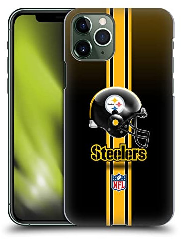 Head Case Designs Licenciado Oficialmente NFL Casco Logotipo de Pittsburgh Steelers Carcasa rígida Compatible con Apple iPhone 11 Pro