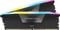 CORSAIR VENGEANCE RGB DDR5 RAM 64GB (2x32GB) 6600MHz CL32 Intel XMP Compatibile iCUE Memoria per Computer - Nero (CMH64GX5M2B6600C32)