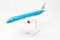 Herpa Snap-Fit Modellflugzeug KLM Boeing 787-9 Dreamliner – PH-BHP Tulp/Tulip Miniatur im Maßstab 1:200, Sammlerstück, Modell mit Standfuß, Kunststoff, Orange