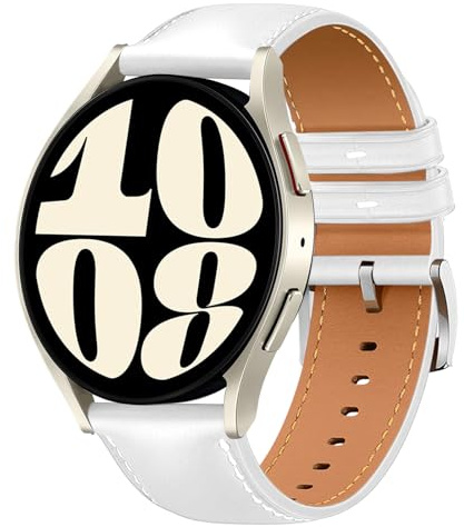 WoPail 20mm Uhrenarmband für Herren Damen，Elegantes Retro Leder Armband | 20mm Leder Armband