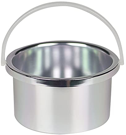 Pot intérieur pour chauffe-cire, pot de cire vide en métal, pot de fonte, bol d'épilation portable