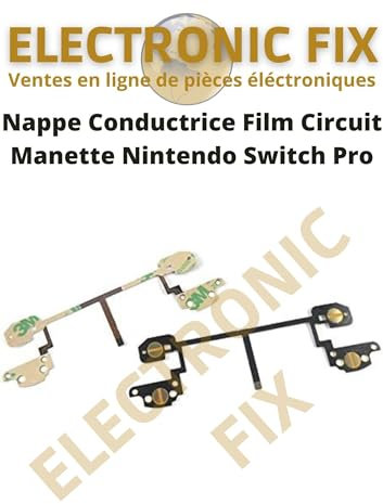 ELECTRONICFIX Nappe Conductrice Film Circuit interne câble flexible de Bouton manette de remplacement pour Nintendo Switch Pro
