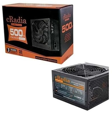 Fuente de Alimentación cRadia Cronus ATX de 500W