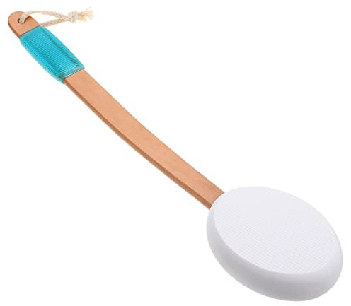 Ipetboom Duschbürste Mit Langem Griff Körperpeeling Rückenreiniger Bad Bürste Mit Weichem Schwamm Für Lotion Sonnenschutz-auftrag Einfache Handhabung Langlebig Und Rutschfest Blau