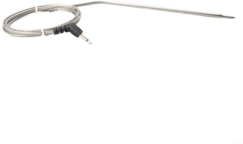 URPIZY 1/2 Pack Thermometer Meat Probe & Clip for Thermopro TP25 TP27 stainless steel Meat Temperature Probe,Replacement Probe(1pc)