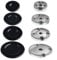 CARMOTTER Set cappello da cucina, coperchio per fornello, kit tappo fiamma a gas, ricambio e accessorio per molti bruciatori a gas ed elettrici (piatto), VA9N7K0L79GB3QI18B6V5T7