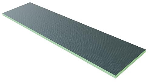 Huibathroom 2500x600x40mm Tile Backer Boards Board Pack of 4 Cement Coated Insulation Underfloor Heating