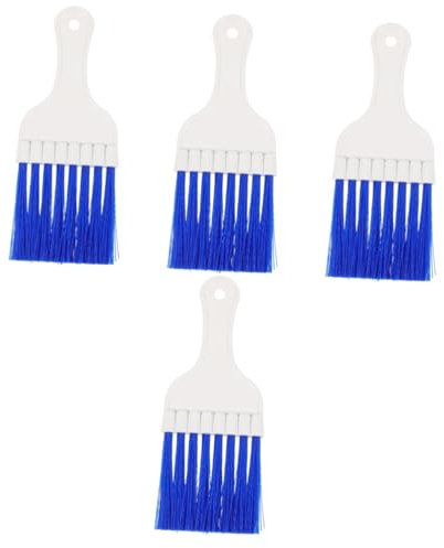 NIYANGLE 4pcs Cleaning Brush Air Conditioner Refrigerator Whisk Brush Hvac Coil Cleaner Brush Radiator Cleaning Brush Refrigerator Fin Cleaner Coil Condenser Brush Computer Brush Plastic