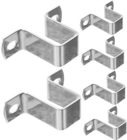 CRILSTYLEO 6stücke Teiliges U-förmige Edelstahl Rohrschellen Für Sichere Befestigung Robust Und Langlebig Für Wasser Und Heizungsinstallationen