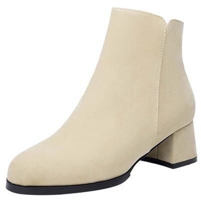 Generico Tronchetti Donna Invernali Eleganti, Tronchetti Donna Morbidi con Tacco, Stivaletti Vintage Stivaletto con Tacco Alla Classici Stivali Texani Donna Comoda Stivali Alla Moda da Donna