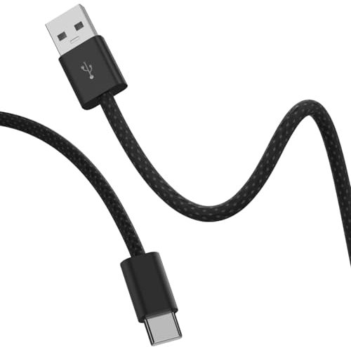 ACAGET USB C Cable Carplay for iPhone 16e 16 Pro Max 15 Plus, 3.3FT/1M for Apple Car Play Woven Lead, for Android Auto USB to USB C Carplay Cord for Samsung S24 S25 Type C Car Wire Play Music Black