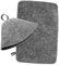 IWOWHERO 1ensemble Set De Chapeaux De Sauna Feutre Absorbant Et Coussin De Bain Réutilisable Kit Élégant Avec Chapeau Et Coussin Pour Expérience De Sauna Confortable