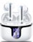 Wireless Earbuds Bluetooth 5.3 Headphones in Ear with 4 ENC Noise Cancelling Mic 2025 New Ear buds 42h Playtime HiFi Stereo Deep Bass Earphones IP6 Waterproof LED Display Bluetooth Earbuds USB-C White