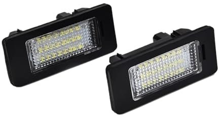 Car Number Plate Lights For BMW 1 For Series For E82 For E88 For F20 For F21 2008-2012 2pcs 24LED License Plate Number Light Car License Plate Lights Car License Plate Lights Lamp