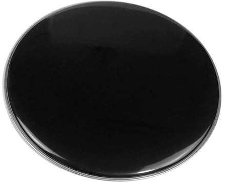 JWQFBC Bass Drum Head Stummes Trommelfell Ersatz Robustes Schlagzeug Dämpfer Aus PET Und für Übung Auftritt Und Musikstudio, Schwarz, 12inch