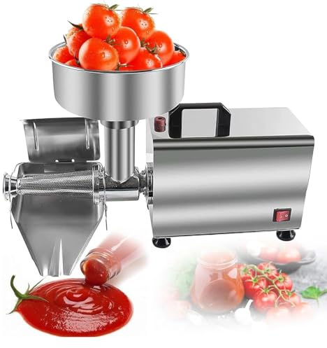 Commercial Tomato Strainer Machine,Food Strainer and Sauce Maker,450W Electric Tomato Strainer