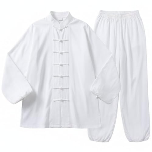 Ericetion 1 Set di Uniforme Cinese Tai Tradizionale Uniforme Panno di Allenamento con Pantaloni Tuta Spettacolo Taichi Set per Uomini E Donne