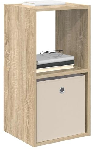 vidaXL Nachttisch Sonoma-Eiche 35 x 32 x 68,5 cm Holzwerkstoff, Holz-Nachttisch, moderner Beistelltisch, vielseitiger Möbel, platzsparend, stylisch für Schlafzimmer