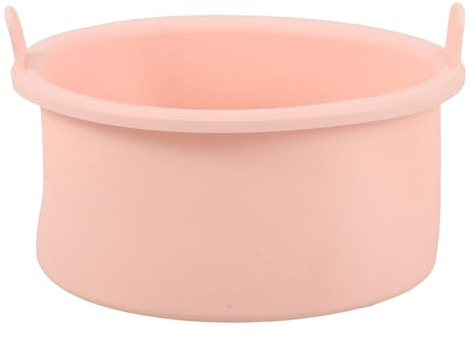 Luxshiny Heat Resistant Silicone Wax Melting Pot 500CC Non-Stick Bowl with Beeswax Heating Inner Pot for Salon Use