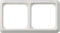 Elso 224204 2fach Fashion Thermo reinweiss Rahmen 2-Fach FAB rw