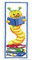 VERVACO Lesezeichen Kreuzstich Stickpackungen Gezählter Kreuzstich Set Bücherwurm DIY Set Erwachsene Sticken Lesen Zubehör Geschenk Zählmusterpackung ca. 6 x 20 cm Stickset für Anfänger