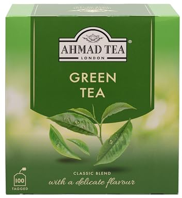 Ahmad Tea Pure Green Tea - 100 Teabags
