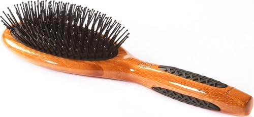 Bass Large Oval Cushion Nylon Bristle Salon Brush