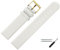 MARBURGER Uhrenarmband 16mm Leder Weiss Gold - Montage Set 7611620000220