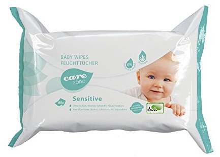 80 Care Zone Babywipes Sensitive, Babyfeuchttücher, Babytücher