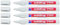 Edding - Marqueur peinture 750 - Pointe 2-4 mm - Industrie, Weiß, Lot de 4