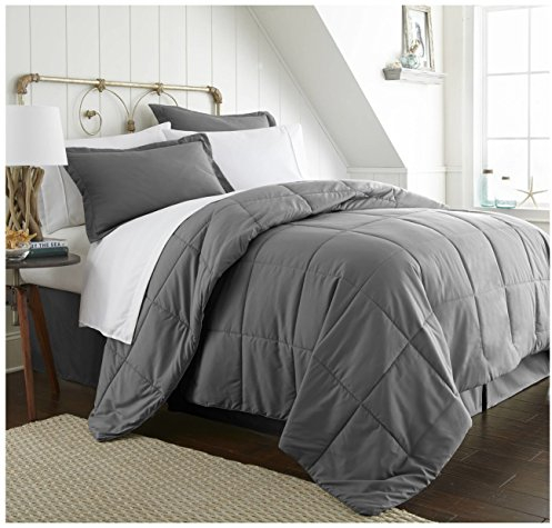ienjoy Home Bett in Einer Tasche, Doppelbett, Grau