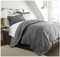 ienjoy Home Bett in Einer Tasche, Doppelbett, Grau