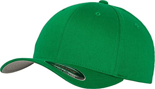Flexfit Unisex 6277-Flexfit Wooly Combed Flexfit Wooly Combed, pepper green, S/M