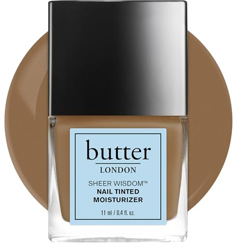 butter LONDON Sheer Wisdom Nail Tinted Moisturizer, Tan, At-Home Nail Care
